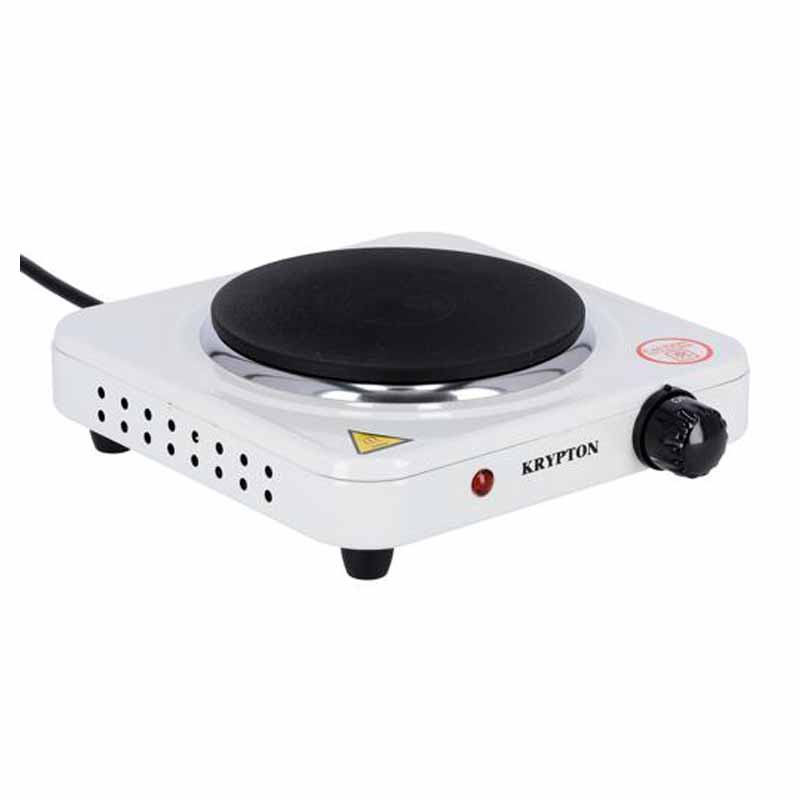 Krypton Single Burner Hot Plate 1000 W KNHP5305 - WhiteKitchen AppliancesKrypton Electric Single Hot Plate. Adjustable temperature control Overheat protection 1000 Watts Indicator light Portable Hot Plate Enhance the versatility of your cooking experience